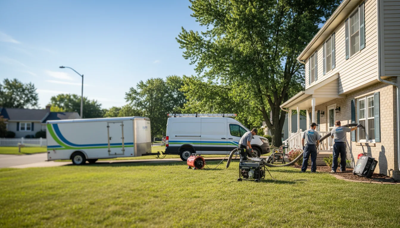 Flooded Basement Restoration And Cleanup With Repair in Garden Plain, KS near me